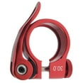 thumbnail image 1 of koolsoo 30mm SeatPost Clamp Tube Clip Quick Release Mountain Road Bike Part Red, 1 of 8