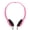 Pink, variant on YAHHU Foldable Wired Stereo Headset Children Headphone with Built-in Microphone for Smartphone Tablet PC Online Learning Travel Kids On-Ear Headphone Black