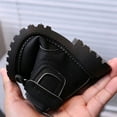 thumbnail image 7 of CYRBOKO Boys Ankle Boots, Non-slip Lace Up Side Zip Athletic Riding Booties Black Size 11.5 (Little Kids), 7 of 7