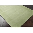 thumbnail image 3 of BoutiqueRugs Peyton Boho Hand Tufted Wool Natural Fiber Soft Oversized Area Rug - Farmhouse Minimalist Geometric Bordered Solid Color Carpet - Light Green, Olive, Sage - 10' x 14', 3 of 15