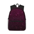 thumbnail image 1 of Easygdp Dark Purple Glitter Mochila Casual para Portátil, Mochila para Escuela, Viajes, Negocios, 1 of 5