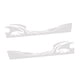 thumbnail image 4 of Par Impermeable Coche Carrocería Lateral Calcomanía Vinilo Llama Gráficos Carreras Rayas Universal Blanco Zulema Lado lateral del coche Rayas de vinilo, 4 of 6