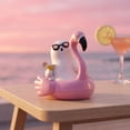 thumbnail image 6 of Summerween Ariana Ghost Flamingo Float Decor Lightweight Tabletop Garden Decoration For Themed Halloween Parties, 6 of 7