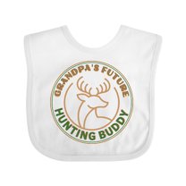 Inktastic Grandpa Future Hunting Buddy Deer Boys Baby Bib