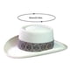 thumbnail image 3 of ¡Rebajas! Sombreros vaqueros Fdelink. Sombrero con protección solar UV para mujer y hombre. Sombrero unisex. Sombrero steampunk. Sombrero de copa. Sombrero decorativo con cinta de moda. Negro., 3 of 4