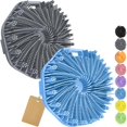 thumbnail image 1 of wonima11 2Pcs Silicone Body Scrubber, Exfoliating Body Scrubber for Sensitive Skin, Silicone Scrubber Body, Silicones Body Brush for Showering, Charcoal, 1 of 1
