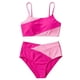 thumbnail image 4 of Tankini para mujer, bikini liso sin espalda, de dos piezas, estilo vendaje, para playa, dos piezas, tankini, 2 piezas, 4 of 4