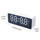 thumbnail image 4 of Mini altavoz Reloj despertador ajustable LED Sonido envolvente Audio Altavoz V5.0 compatible con Bluetooth, Blanco Inevent EL002902-02B, 4 of 7