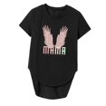 thumbnail image 4 of Camiseta de mamá, Top de manga corta con estampado de letras gráficas, ropa de verano a la moda para mujer, ropa de calle moderna, camisetas de verano M, 4 of 8
