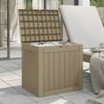 thumbnail image 3 of vidaXL Outdoor Storage Box Patio Furniture Garden Storage Chest Polypropylene, 3 of 8