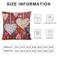 thumbnail image 5 of QZHH  Valentines Day Love Throw Pillow Cover Spring Farmhouse Decorations Cushion Case for Sofa Couch, 5 of 5
