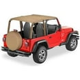 thumbnail image 3 of Bestop 52531-37 Jeep Wrangler Safari Ext Length Safari-Style Header Bikini Top, Spice Fits select: 1997-2002 JEEP WRANGLER / TJ, 3 of 3