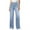 Sky Blue, variant on MYShe High Waisted Jeans for Women Women's Casual High Waisted Jeans Stretch Wide Leg Loose Denim Pants with Pockets Blue XXL