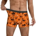 thumbnail image 3 of Mens Underwear Boxer Briefs - halloween cat Patterns Comfort Breathable men's boxer briefs with Flex Waistband, 3 of 7
