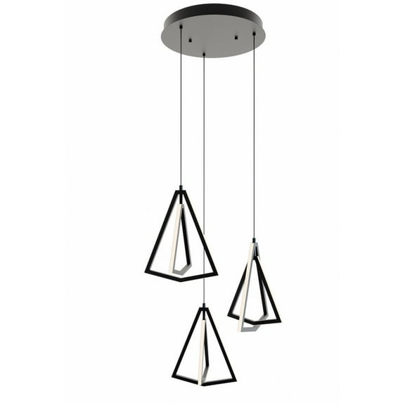 AFX  Gianna Three Pendant - 3000K 120V Black