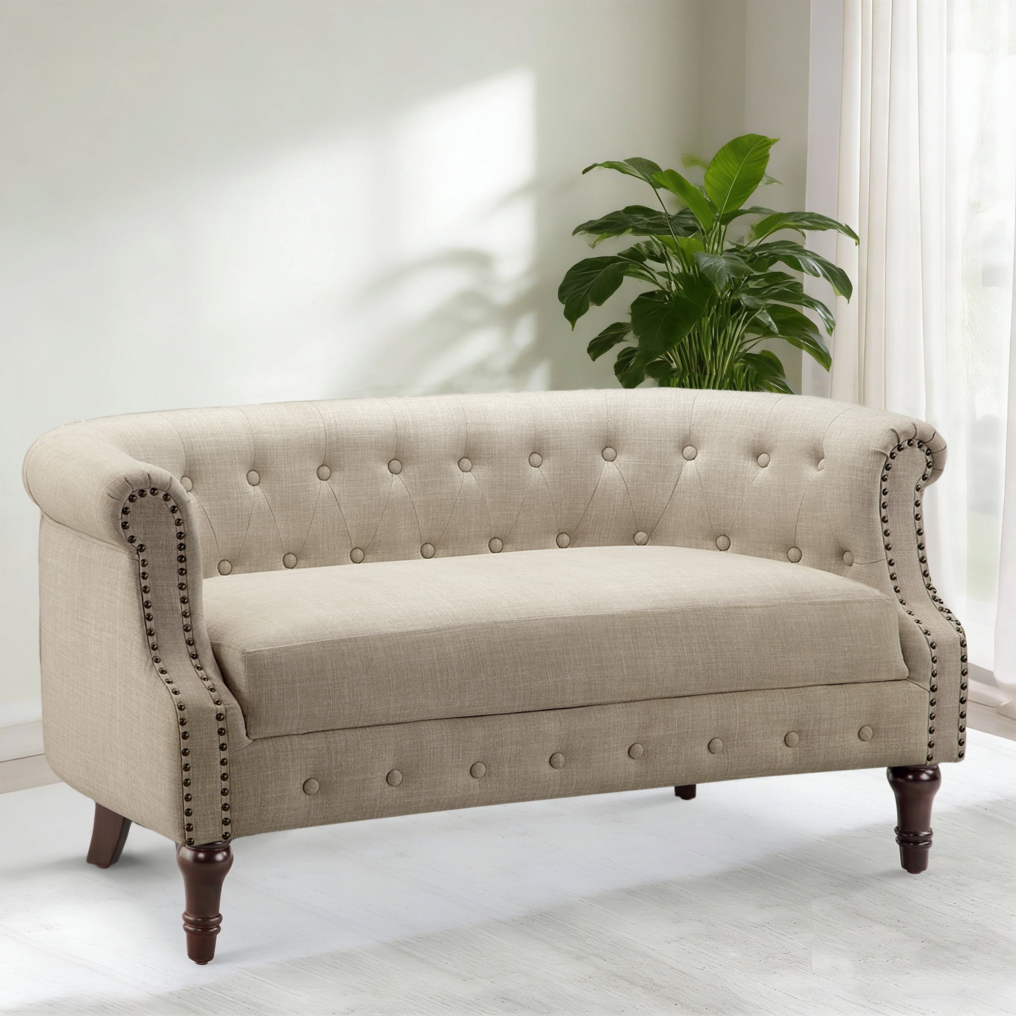 Shengchao Trade Loveseat Sofa for Living Room - Long Couch in a Box, Love Seat for Small Area, Couches for Living Room