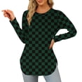 thumbnail image 2 of Ashirexll Long Sleeve Shirts for Winter Tops for Round Neck Comfortable Regular Fitting Casual Pullover Sweatshirt, 2 of 3