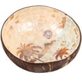 thumbnail image 3 of Shisuyan Coconuts Shell Salad Bowl Novelty Coconuts Shell Food Holder Home Hotel Food Container Decor, 3 of 8