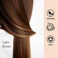 thumbnail image 3 of Light Brown Hair Dye Shampoo, 3 in 1 Color Shampoo Hair Dye for Women Men, 4 Weeks of Vibrant Color in Minutes,Shampoo Para Canas 500ml, 3 of 8