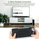 thumbnail image 5 of Teclado Irfora E30 Teclado inalámbrico de 2.4GHz con Trackball Mouse Rueda de desplazamiento Control remoto para Android TV BOX Smart TV PC Notebook Plata Irfora Teclado, 5 of 7