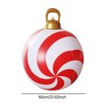 thumbnail image 2 of Peggybuy 24 Inch Large Outdoor Decorated Ball with Light Remote with Lights Holiday Decor, 2 of 8