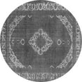 thumbnail image 1 of Ahgly Company Indoor Round Oriental Gray Industrial Area Rugs, 6' Round, 1 of 4
