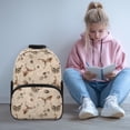 thumbnail image 3 of HUIACONG Deer Track Camo Bow School Backpack for Boys Girls Ages 6-18 Water Resistant Multi Pocket Padded Adjustable Straps Large Capacity Bookbag for Elementary Middle High School Daily Use, 3 of 7