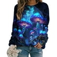 thumbnail image 2 of Xuyuer Womens Casual Fashion Sweatshirts Loose Pullover Sweatshirt Long Sleeve Crewneck Tops, 2 of 5