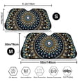 thumbnail image 3 of Kdxio Dot Mandala Print Windshield Sun Shade,UV Rays and Sun Heat Protection,Sunshade for Car Windshield,Car Shade Front Windshield -, 3 of 6