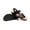 black, variant on New Cross-straps PU Leather Sandals for Man Men's Summer Casual Rome Cork Flat Slippers with Metal Buckles