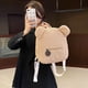 thumbnail image 5 of Mochila suave y cómoda Minnieouse con correas ajustables para padres e hijos caqui, 5 of 6