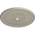 thumbnail image 3 of 51 1/8"OD x 3 5/8"ID x 1 1/2"P Nevio Ceiling Medallion (Fits Canopies up to 4 3/4"), Hand-Painted Pearl White, 3 of 6