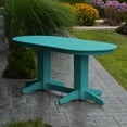 thumbnail image 1 of A &amp; L Furniture Poly 72 x 33 in. Oval Outdoor Dining Table, 1 of 11