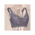 thumbnail image 4 of Unique Bargains Women's Plus Size Push Up Lingerie Embroidery Lace Bralette, 4 of 7
