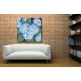 thumbnail image 4 of Epic Art 'Blue Hydrangeas II' by Tim O'Toole, Acrylic Glass Wall Art, 36"x36", 4 of 6