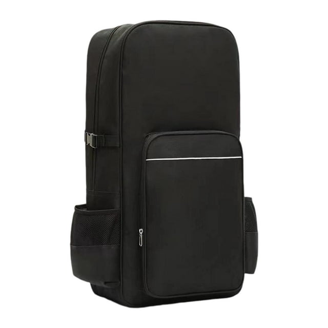 Mochila Hulusi de 5 piezas con amplio compartimento principal y compartimento exterior adicional. Negro