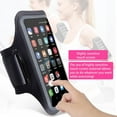 thumbnail image 5 of Cell Phone Armband Phone Holder Arm Sleeve for Running, Working Out, & Exercise for iPhone 12/11/X/XS/XR/8/7/6/5, Samsung (for 4 to 6.2" Screen), 5 of 11