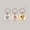 Multi-color, variant on Anavia Stainless Steel Double Sided Round Name and Pet Portrait Engraved Dog & Cat ID Tag, Multi-color, M