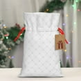thumbnail image 4 of Fuzoiu Travel Around The World Airplane Print Christmas Gift Bag,Burlap Gift Bag with Drawstring Closure & Hang Tag,Perfect for Holidays, Birthdays, and Special Occasions-Small, 4 of 7