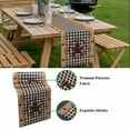 thumbnail image 5 of Star Country Table Runner - 120 Inch Long, Kitchen Dining Table Runner Dresser Scarves, Farmhouse Sunflower Texas Retro Checkered Farmhouse Decor for Coffee Tables Wedding Party Banquet, 5 of 8
