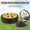 thumbnail image 2 of Portable Mosquito Coil Holder Metal Mosquito Coil Incense Holder for Outdoor Use Camping Patio, 2 of 5