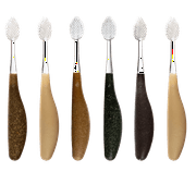RADIUS Source Medium Cocoshell Handle Toothbrush