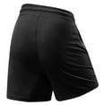 thumbnail image 3 of pstuiky Pantalones cortos de entrenamiento para hombre, Pantalones cortos de poliéster de color liso para hombre, pantalones deportivos casuales para playa y exteriores Pantalones cortos de golf, 3 of 9