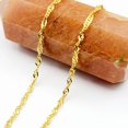 thumbnail image 3 of 10K Yellow Gold Singapore 3mm Anklet, 3 of 7