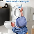 thumbnail image 7 of Huloretions Toilet Seat Elongated Toilet Seat,Quick-Release Structure Toilet Seat,Quick-Attach Hardware & Full Flat With Grip-Tight Bumpers,Quiet-Close Seat, 7 of 7