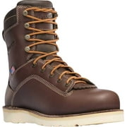 Men's Danner Quarry USA 8" Wedge Brown Leather 8.5 2E