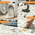 thumbnail image 5 of Area Rugs for Living Room, Homasen 4'x6' Washable Indoor Rug Boho Butterfly Beige, Soft Low Pile Stain Resistant Carpet for Entryway Nursery Bedroom, 5 of 9