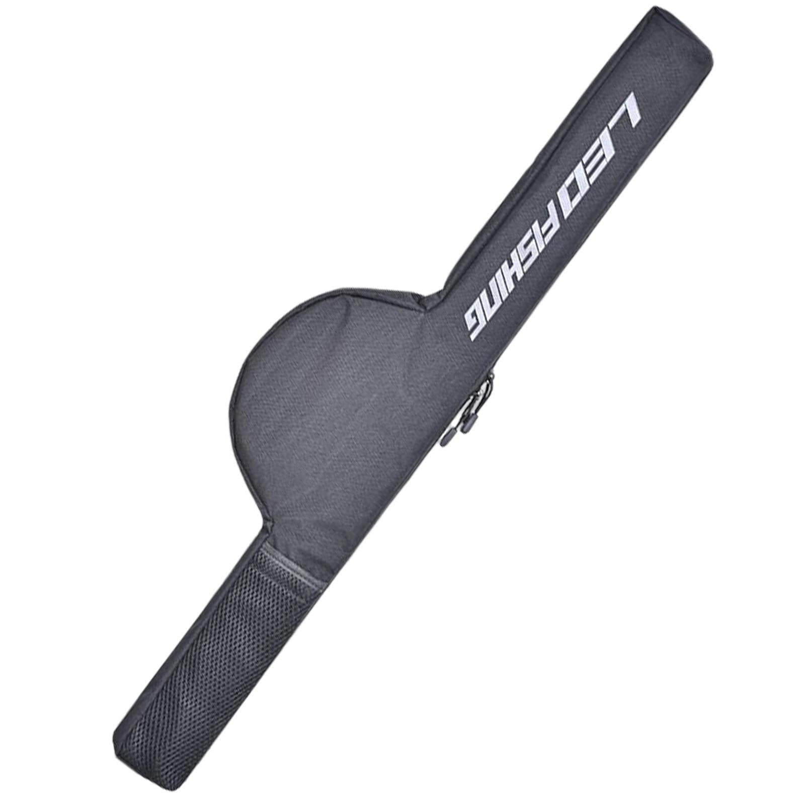 Folding Fishing Rod Reel Tube Case Fishing Pole Bag Organizer Storage