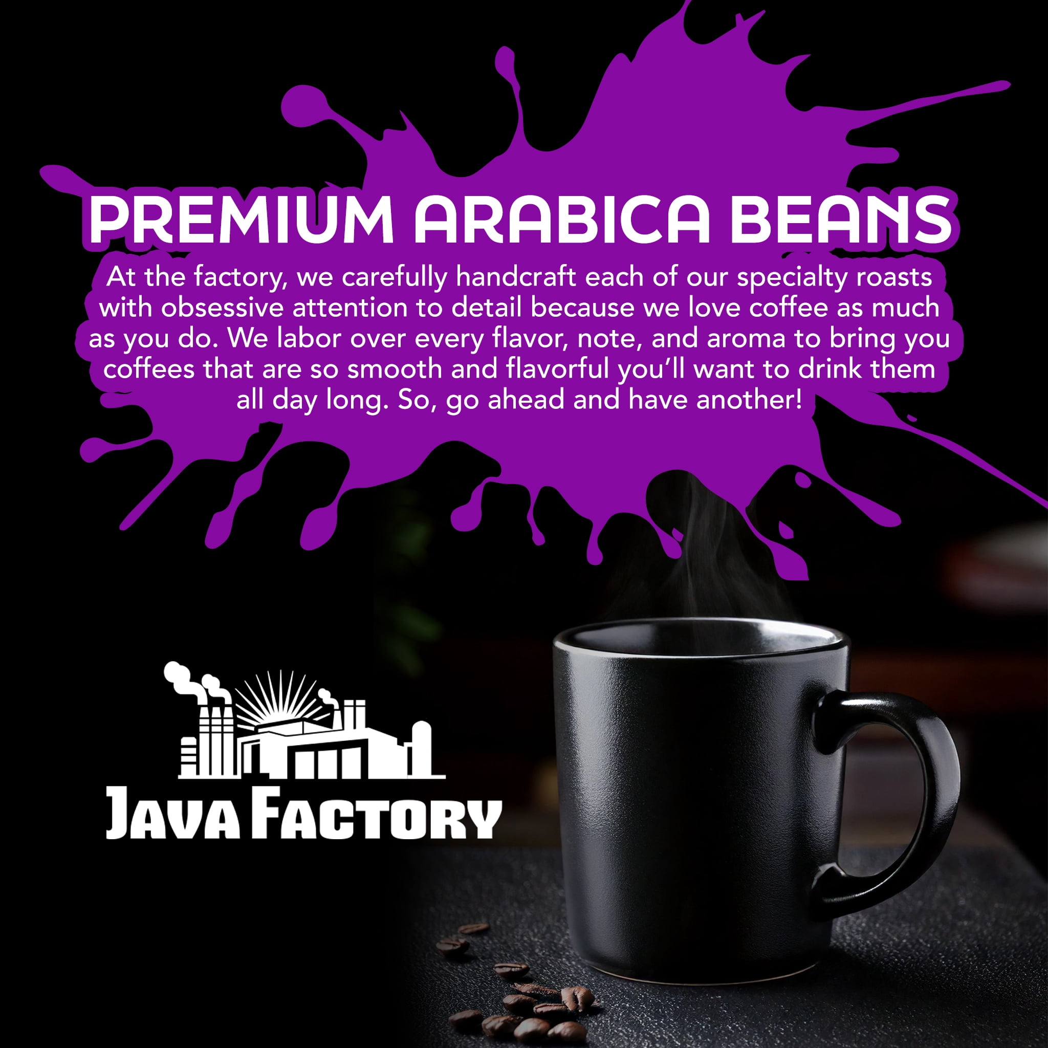Java Factory Flavored Coffee Pods, Assorted Sampler, Variety Pack, Compatible with K Cup Brewers Including 2.0, 80 Count