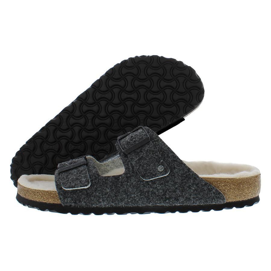 Birkenstock Mens, Arizona Wool Sandal - Regular Width 13 Anthracite